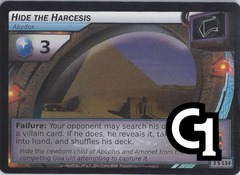 Hide the Harcesis